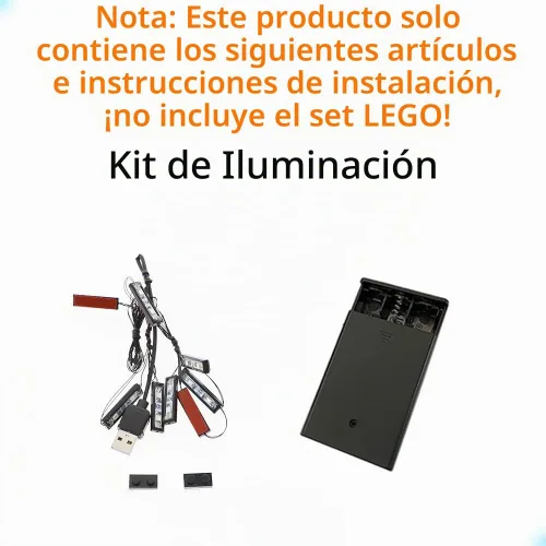 Vista 2 de GEAMENT Kit de luces LED compatible con Lego BMW M 1000 RR - Juego de iluminación para modelo de construcción Technic 42130