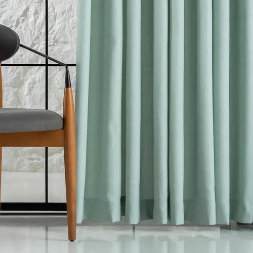 Vista 33 de Cortinas de lino sintético, 2 paneles de 50 pulgadas de ancho (tamaño personalizado, para pedidos personalizados), 17 opciones