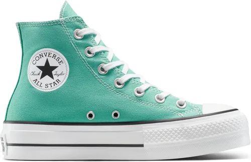 Vista 13 de Converse Chuck Taylor All Star Lift - Tenis de plataforma para mujer Negro/Blanco/Blanco