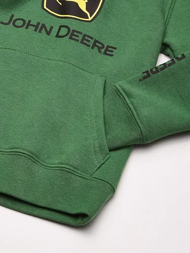 Vista 3 de John Deere Tractor - Sudadera con capucha de forro polar para niños pequeños