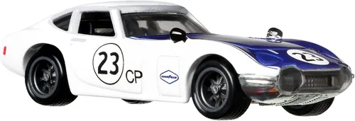 Vista 5 de Hot Wheels Vehículos de leyendas del circuito cultural del automóvil para niños de 3 años en adelante, colección premium de vehículos a escala 1:64
