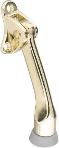 Vista 4 de Litepak - Tope de puerta abatible, soporte premium, 4 pulgadas, bronce aceitado (ORB), 1 paquete