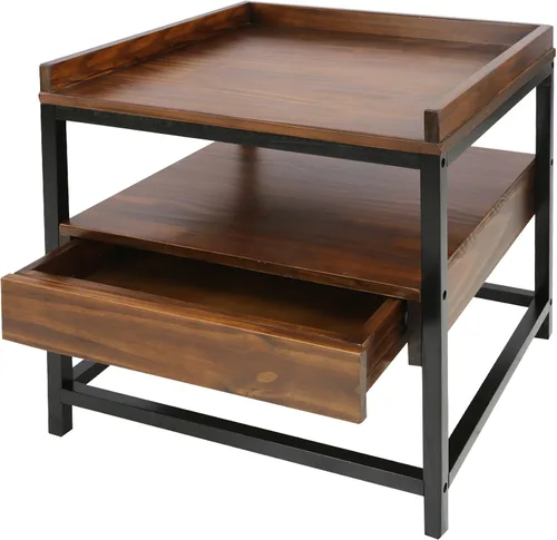 Vista 6 de Casual Home Mesa auxiliar Horizon con cajón