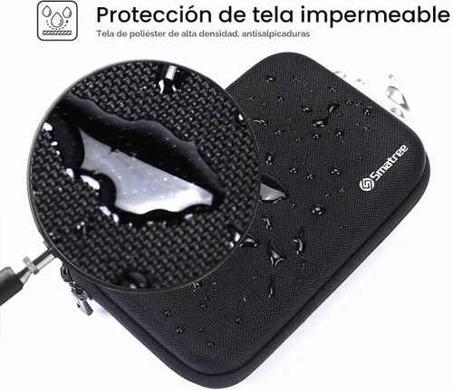 Vista 4 de Smatree Estuche organizador de accesorios duros para Apple Pencil/Mac mini de 14-16 pulgadas For 14-16inch Apple Magic Trackpad/Mouse,AirPods