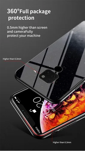 Vista 4 de IVY Funda de cristal templado para Huawei Mate 20 - A