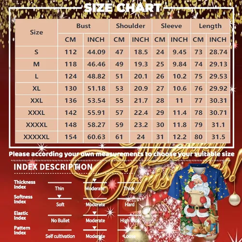 Vista 2 de Ropa quirúrgica de Navidad para hombre, talla grande, V-Ncek, manga corta, ropa de trabajo, uniforme de enfermería con bolsillo, S-5XL