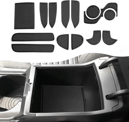 Vista 10 de SXCY Alfombrillas con ranura para puerta Toyota RAV4 2025 para Toyota RAV4 2019-2024 2025, accesorios para portavasos y portavasos 2024 2025 RAV4