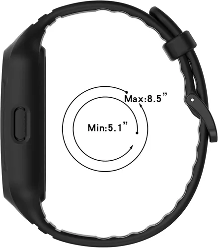 Vista 3 de Senter Correa de reloj de goma y funda para Huawei Band 7, correa de silicona para reloj inteligente Honor Band 7