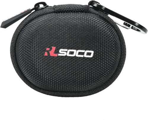 Vista 7 de RLSOCO Funda de transporte para auriculares inalámbricos Huawei FreeBuds Pro 5/Pro 4/Pro 3/Pro 2+/Pro 2/Pro - Negro (solo funda)