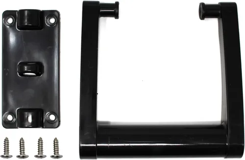 Vista 2 de JSP Manufacturing Manijas de repuesto para refrigerador de plástico negro # 21025 compatibles con Igloo para refrigeradores de 90-100 cuartos