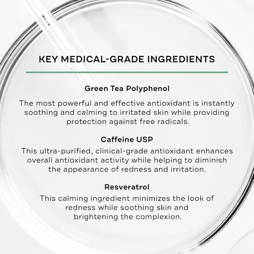 Vista 3 de Replenix Crema triple AOX que reduce el enrojecimiento, tratamiento facial antioxidante hidratante de grado médico con té verde calmante para pieles