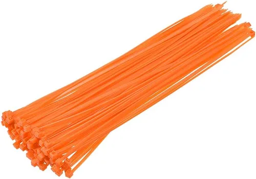 Vista 13 de uxcell Bridas para cables de nailon con cierre automático de 4 pulgadas, color azul cielo, 100