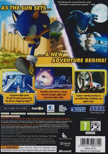 Vista 2 de Sonic Unleashed - Classics Edition (Xbox 360)