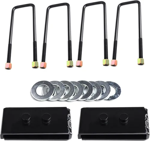 Vista 9 de SCITOO Kit de elevación de nivelación trasera de 1 pulgada para Ford 2008-2020 Espaciador de puntal de elevación de 1 pulgada compatible con bloques
