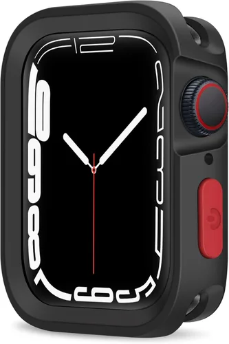 Vista 18 de Estuche Resistente Compatible con Apple Watch Case 41mm 40mm Series 9/8/7/6/5/4/SE3/2/1, Funda Protectora Amortiguadora de TPU Flexible y Suave