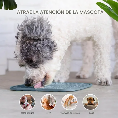 Vista 4 de ChefAide Paquete de 2 alfombrillas para lamer perros, gatos y cachorros