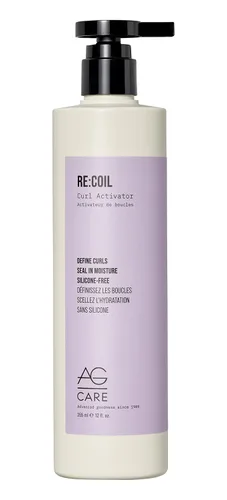 Vista 13 de AG Care Re:Coil Activador de Rizos Crema para Rizos con Aminoácidos de Queratina - Crema Ultra-Nutritiva para Cabello Rizado para Rizos Definidos