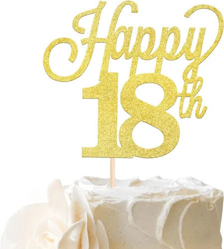 Vista 16 de 1 paquete de decoración para pastel de 12 años, purpurina negra número 12, doce cumpleaños, decoración para felicitaciones a 12 años de edad, 12