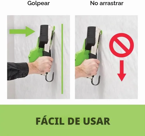 Vista 5 de Stinger CH38A Autofeed engrapadora de martillo de 3/8 de pulgada (0136401), Autofeed, Para el contrapiso de techos, envoltura doméstica