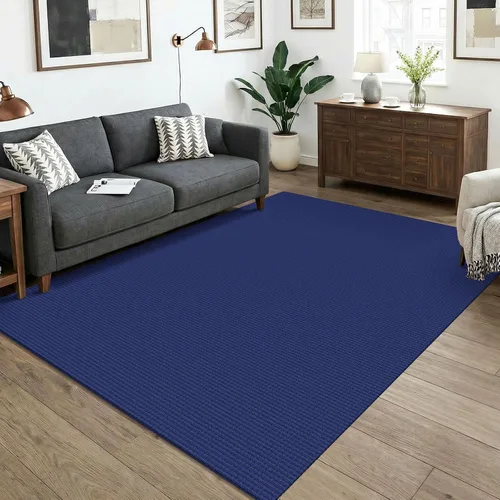 Vista 170 de KOZYFLY - Tapete para puerta de interior, lavable, pequeña, antideslizante, con respaldo de goma, felpudo de algodón para el hogar, color negro