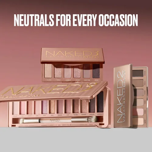 Vista 10 de Urban Decay Naked3 - Paleta de sombras de ojos, 12 tonos rosas neutros versátiles, ultradifuminables, colores intensos con textura aterciopelada