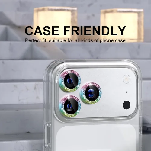 Vista 219 de Choiche Compatible para iPhone 16 Pro/iPhone 16 Pro Max Protector de Lente de Cámara, Vidrio Templado 9H Protector de Pantalla de Cubierta de Cámara
