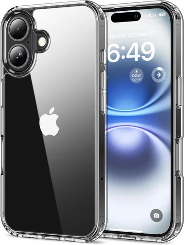 Vista 234 de HOOMIL Funda para iPhone 7 Plus/iPhone 8 Plus de 5.5 Pulgadas, sin amarillamiento, protección contra caídas, cubierta trasera dura transparente