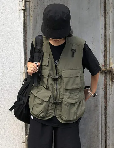 Vista 2 de Gihuo - Chaleco de viaje para mujer diseño de safari