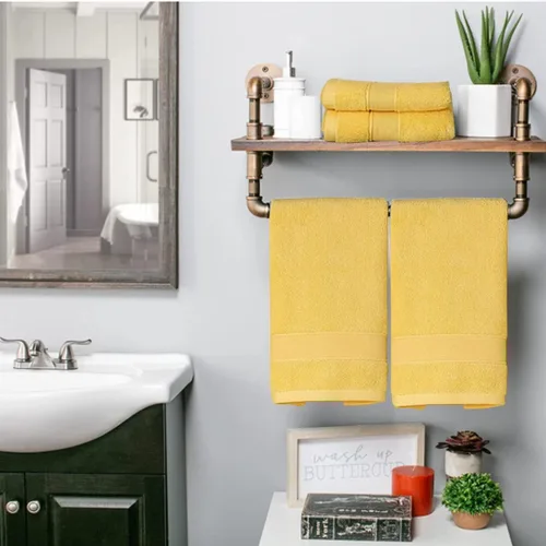 Vista 10 de Lchkrep Toallas de mano de baño de algodón de 14 x 30 pulgadas, toalla de mano gruesa, paño de baño, toallas suaves y absorbentes, juego para hotel