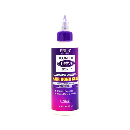 Vista 9 de EBIN NEW YORK Wonder Weave Bond - Pegamento para el cabello, color negro, 1