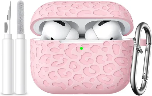 Vista 15 de Funda compatible con AirPods Pro 2 con grabado de leopardo APPro2-Negro