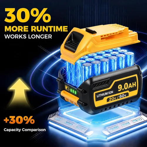 Vista 3 de Paquete de 2 baterías de repuesto de 12 Ah de 20 V máximo