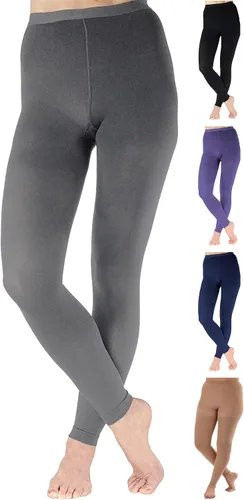 Vista 10 de Calzas de compresión graduada, con control superior, Apoyo firme 20-30 mmHg, S, Beige, 2