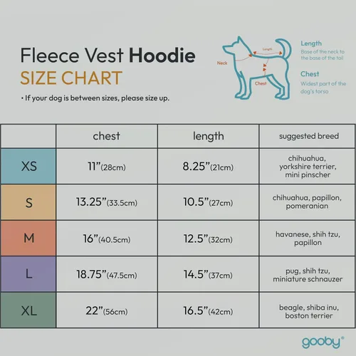 Vista 2 de Gooby - Sudadera con capucha de forro polar para perro, chaqueta con cremallera para perro con correa de junta tórica para perros pequeños a Negro