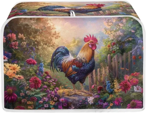 Vista 20 de Talayituse Autumn Maple Leaf Print Toaster Cover 2 Slice Bread Toaster Oven Cover Washable Toasters Dust Covers Kitchen Small Appliance Covers