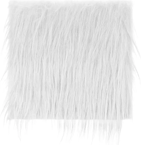 Vista 8 de Piel sintética para manualidades, 10 x 20 pulgadas, piel falsa de Navidad, tela de piel esponjosa, corte de piel para manualidades, manualidades