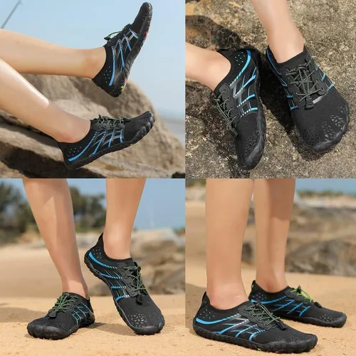Vista 7 de LIZRHA Zapatos de agua para hombres y mujeres de secado rápido, zapatos de natación acuática, zapatos descalzos para pesca al aire libre, playa