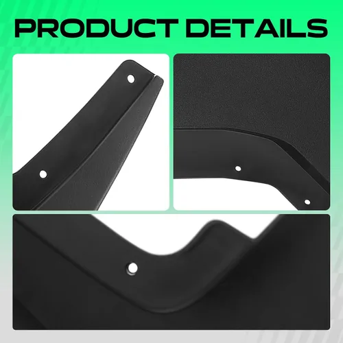 Vista 8 de YHTAUTO Protectores contra salpicaduras de repuesto para Chevrolet Equinox 2010-2017, con guardabarros, accesorios para guardabarros, accesorios
