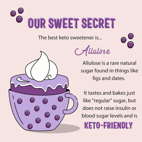 Vista 5 de Sweet Logic Mezcla para Hornear Keto - Alulosa Pura - Sin Gluten - Sin Lácteos - Apto para Diabéticos Todo Natural - Alulosa - Stevia - Bajo