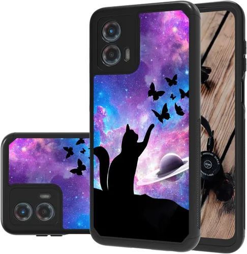 Vista 9 de Funda de doble capa para Motorola Moto G 5G 2023, resistente, a prueba de golpes, resistente, de cuerpo completo, funda protectora resistente