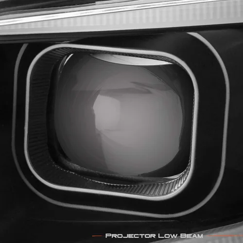 Vista 11 de AKKON - Para faros delanteros de proyector Chevy Malibu 2013-2015 [For Halogen Model Only] C-Shape LED DRL Daytime Running Light Black Housing