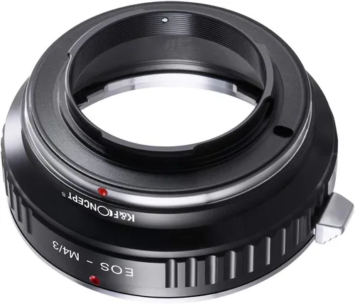 Vista 7 de K&F Concept Adaptador de montaje de lente compatible con Canon EOS (EF/EF-S) Mount Lens a M4/3 (Micro Four Thirds) MFT Olympus Pen y cámaras