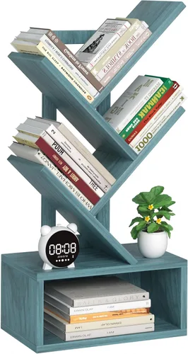 Vista 34 de SHEEPAM Estantería de árbol de 4 niveles con cajón