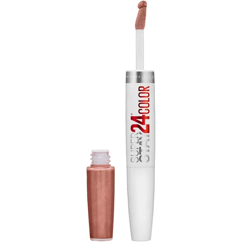 Vista 14 de Maybelline New York Superstay 24, color de labios en 2 pasos, naranja sin parar 210 NARANJA SIN PARAR