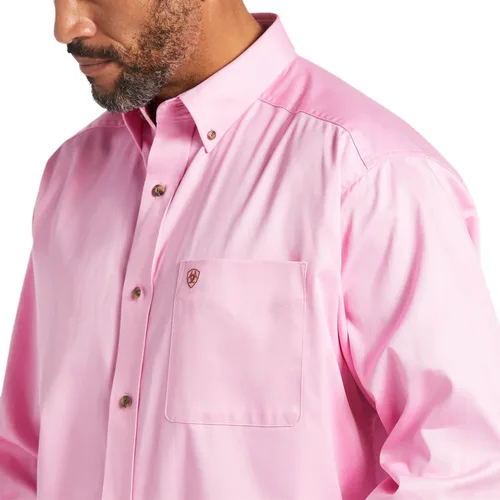 Vista 3 de Camisa lisa de Ariat, hecha de sarga para hombre