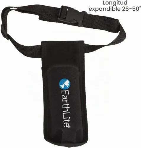 Vista 4 de EarthLite Kit individual de funda para botella de masaje, incluye 1 botella, correa resistente, ajustable para aceite de masaje y loción de masaje
