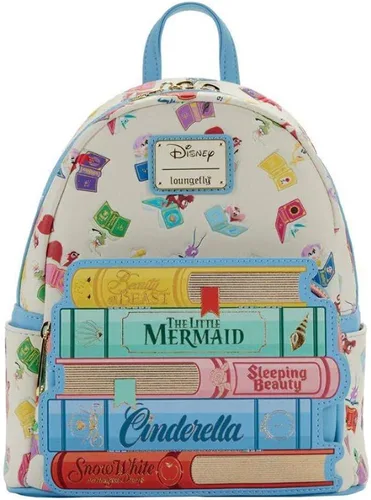 Vista 4 de Loungefly Disney Princess Books Classics Mini Backpack