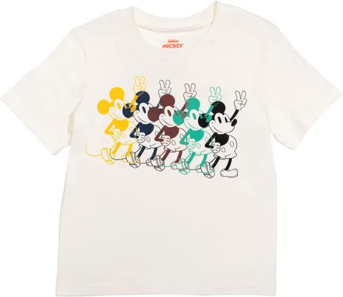 Vista 2 de Disney Mickey Mouse Toy Story Winnie The Pooh Cars Lion Guard Moana Luca Firebuds, paquete de 2 camisetas de bebé a niño grande