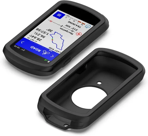 Vista 2 de Funda de silicona compatible con Garmin Edge 1040/1040 Solar GPS Funda de protección completa para bordes a prueba de golpes, antiarañazos, funda