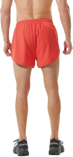 Vista 3 de TENJOY Pantalones cortos de correr para hombre, pantalones cortos de entrenamiento atlético para hombre, pantalones cortos deportivos de 3 pulgadas